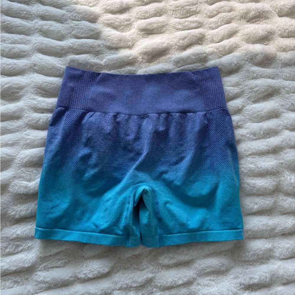 SHEIN Blue Ombre Women's Shorts